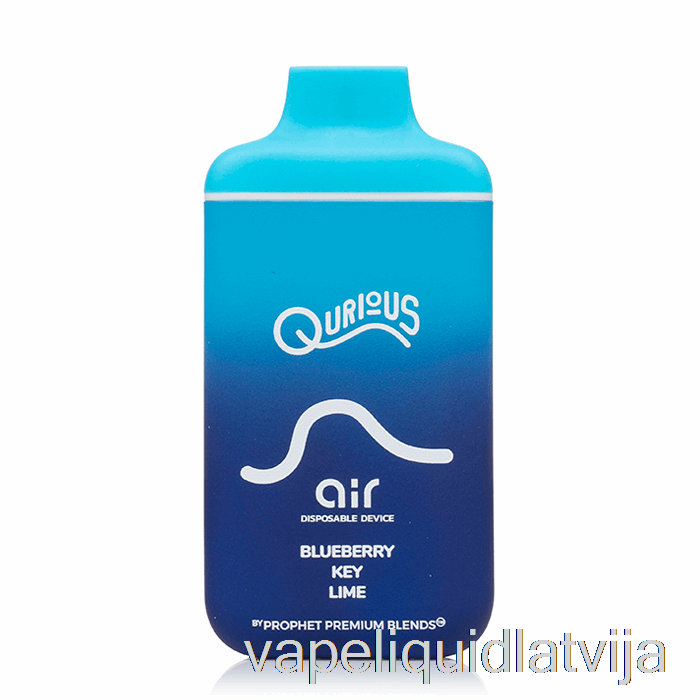 Qurious Air 6000 Vienreizējās Lietošanas Melleņu Atslēga Laima Vape šķidrums